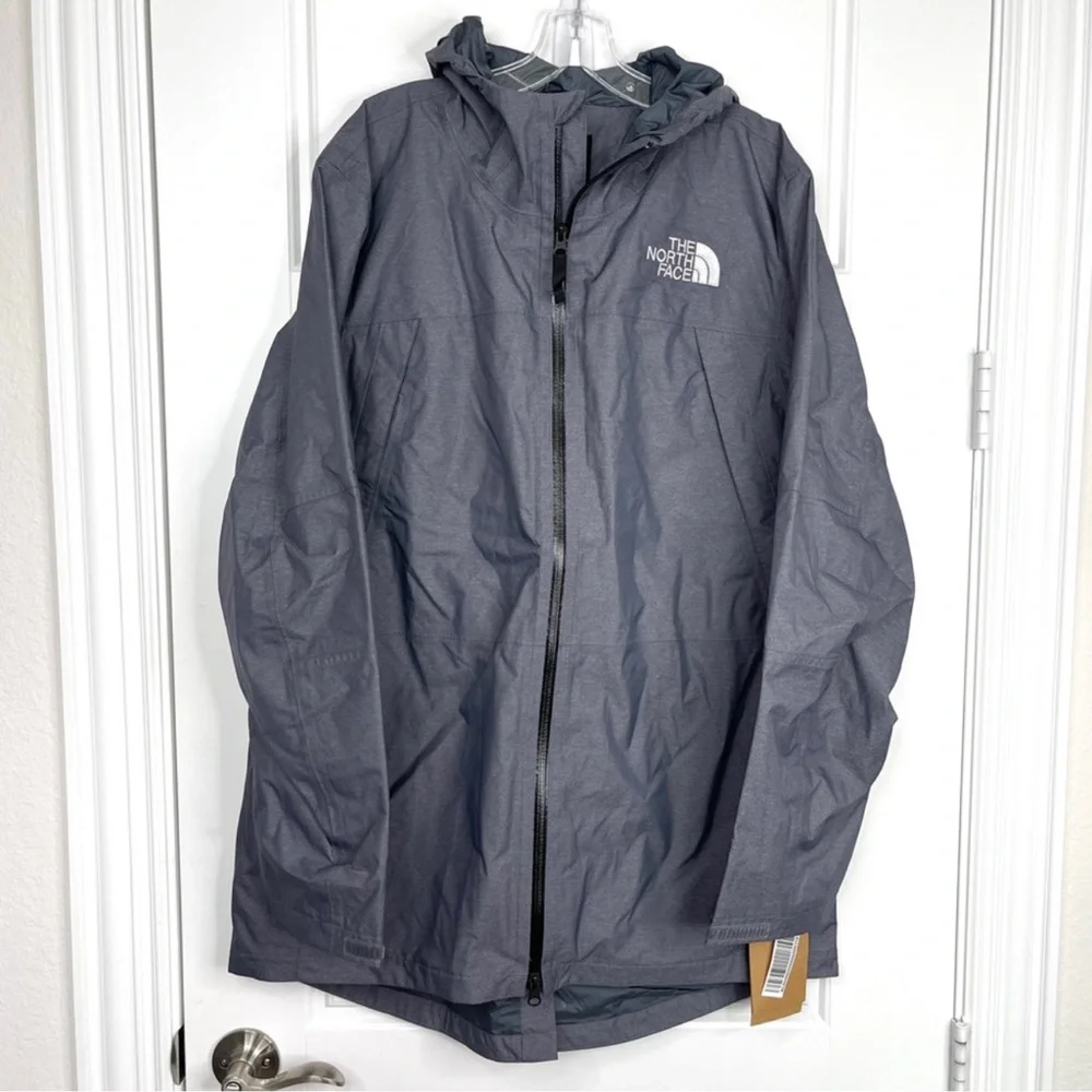 THE NORTH FACE Gotel NEW Waterproof Rain Jacket Vanadis Grey Heather NEW Size L